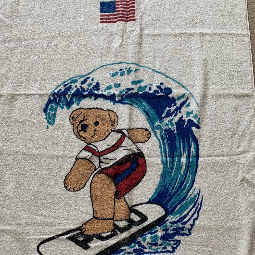 Ralph Lauren polo bear towel